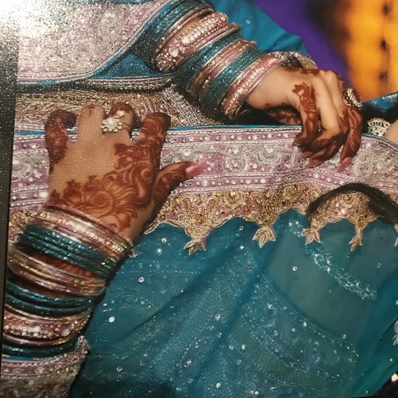 Indian Pakistani bridal maxi evening gown - Picture 3 of 9